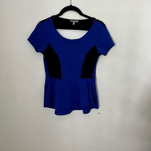 Charlotte Russe peplum top XS